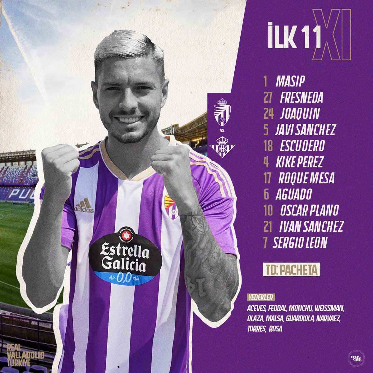 iLK 11! #RealValladolidRealBetis