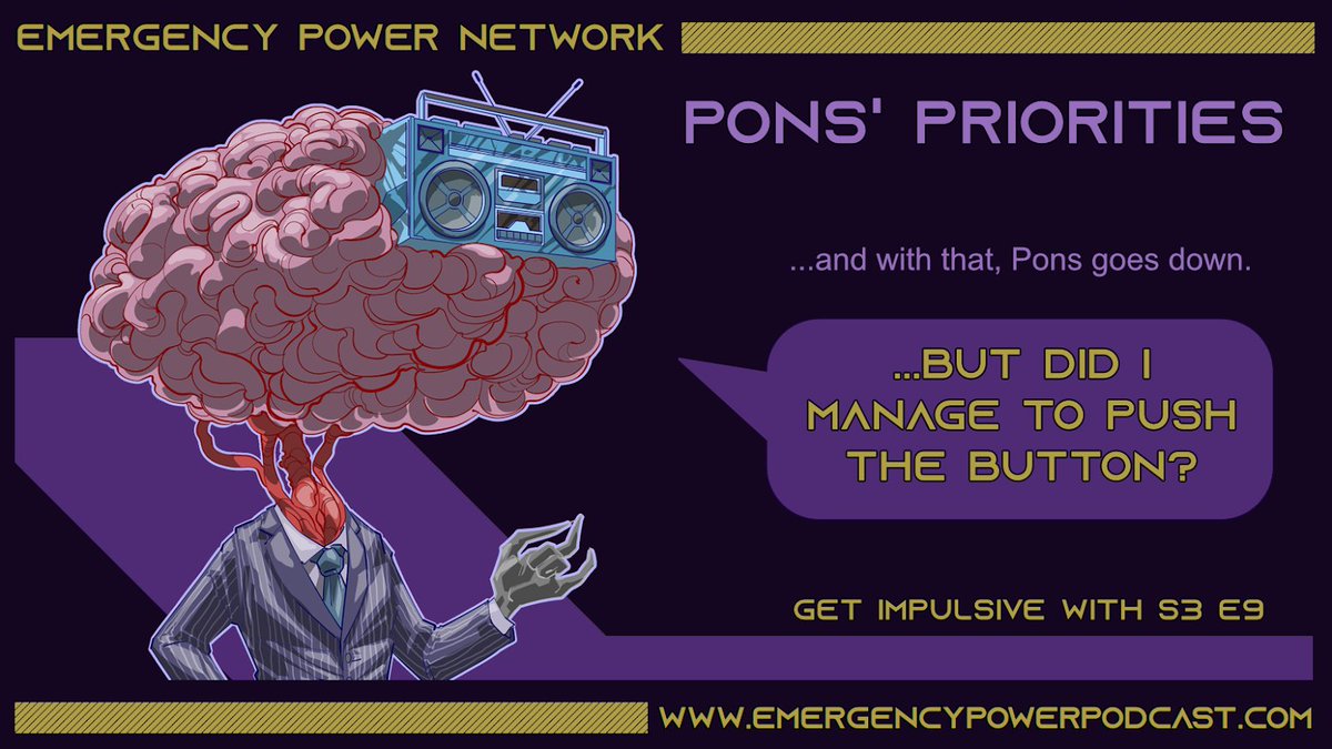 Sometimes combat just isn't as interesting as that big red button. Go on, you know you wanna push it! 🫢

Did Pons get to push it? Will the Second Hand Crew survive this big bad boss battle? Tune in to S3 Ep 9 to find out! #Starfinder #Actualplay #ttrpg 

emergencypowerpodcast.com/#listen