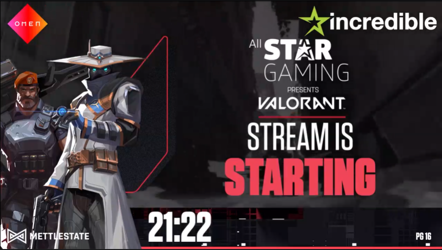 We're live 🤩🙌

Tune in to twitch.tv/icallastargami… 💻

<a href="/ThendoPlays/">Thendo 'Plays' Mukhavhuli</a> &amp; <a href="/Cam_Ceej/">CamCeej</a> are ready to keep us entertained 🎙️🎥💪

<a href="/IncConnection/">Incredible</a> <a href="/OMENbyHP/">OMEN</a> 

#ICAllStarGaming #Valorant #OmenByHP