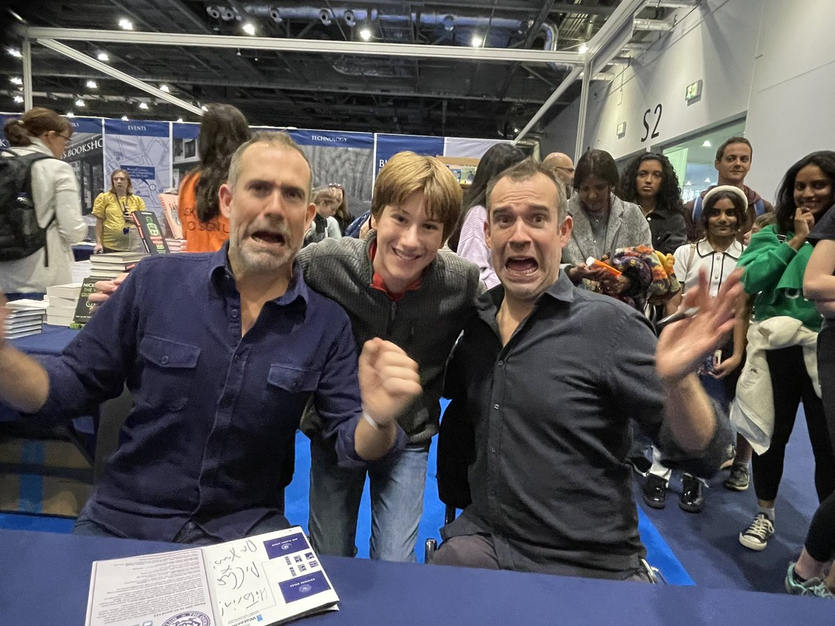 My gorgeous son got to meet childhood heroes Chris and Xand at #NewScientistLive making waves about the #ultraprocessedfoods and the impact on our kids