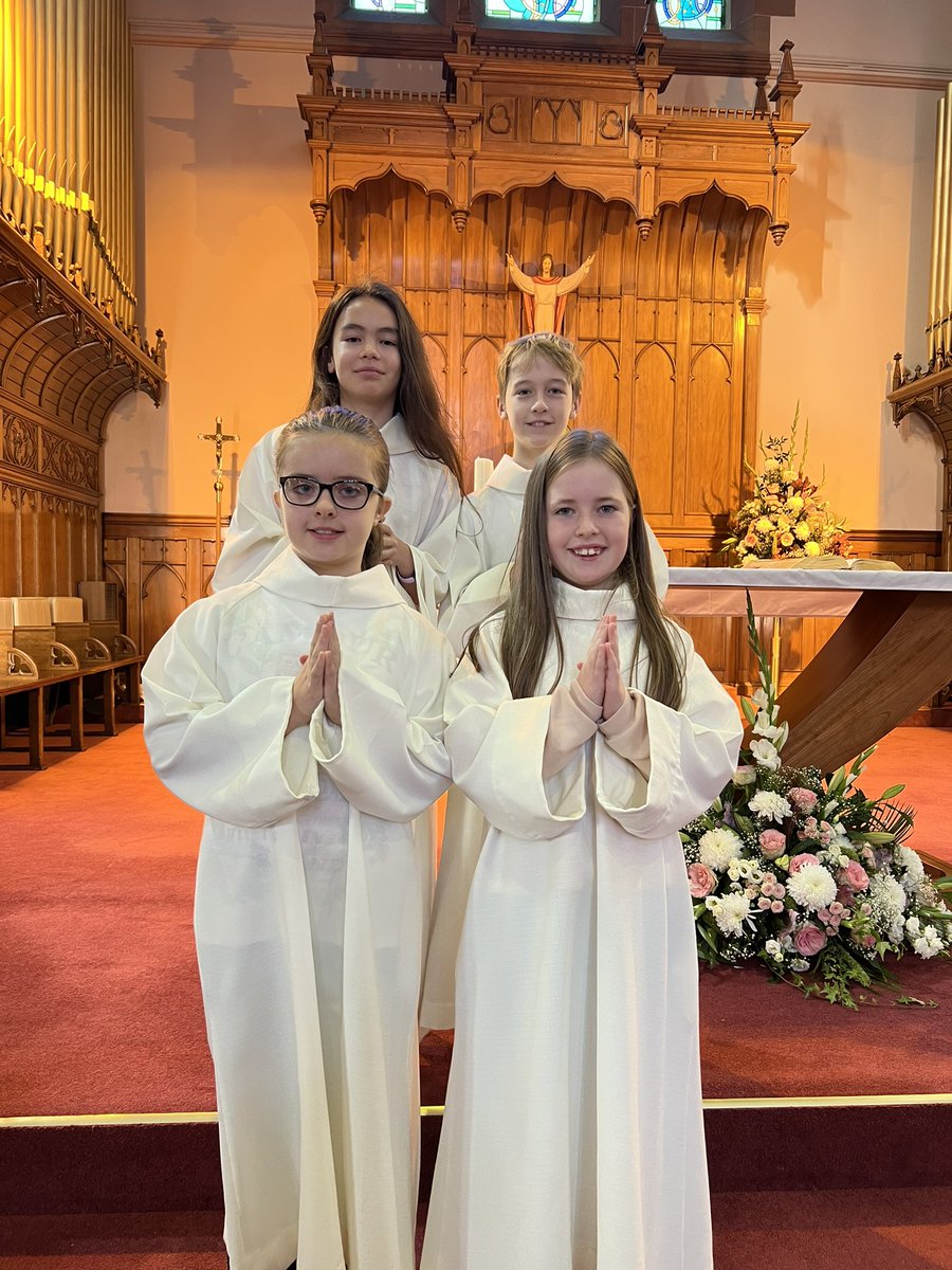 Louise Hanlon (@louisehanlon16) on Twitter photo Well done to Isla and Niamh on serving their first Sunday mass. Thank you to Father Doyle, Diangelo and Gabriella for guiding them so well. <a href="/RCBlessTrinity/">Parish of the Most Blessed Trinity - Coatbridge</a> @AllsaintsML6 Well done to Isla and Niamh on serving their first Sunday mass. Thank you to Father Doyle, Diangelo and Gabriella for guiding them so well. <a href="/RCBlessTrinity/">Parish of the Most Blessed Trinity - Coatbridge</a> @AllsaintsML6