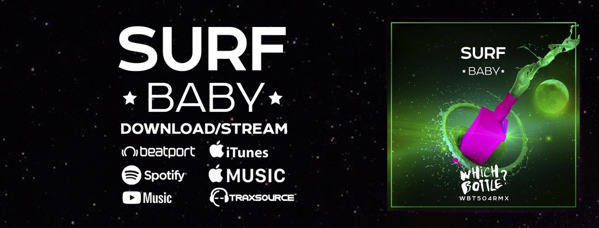 whichbottle's tweet image. Hi friends! Have you already listened to the new release «SURF  - Baby»? 🎼 🎧 This release really deserves your attention! Listen, download and Enjoy! 👉 fanlink.to/surfbaby

#SURF #WhichBottle #WhichBottleRecords #SanSanich #Sanich #DanceMusic #housemusic #house #edm