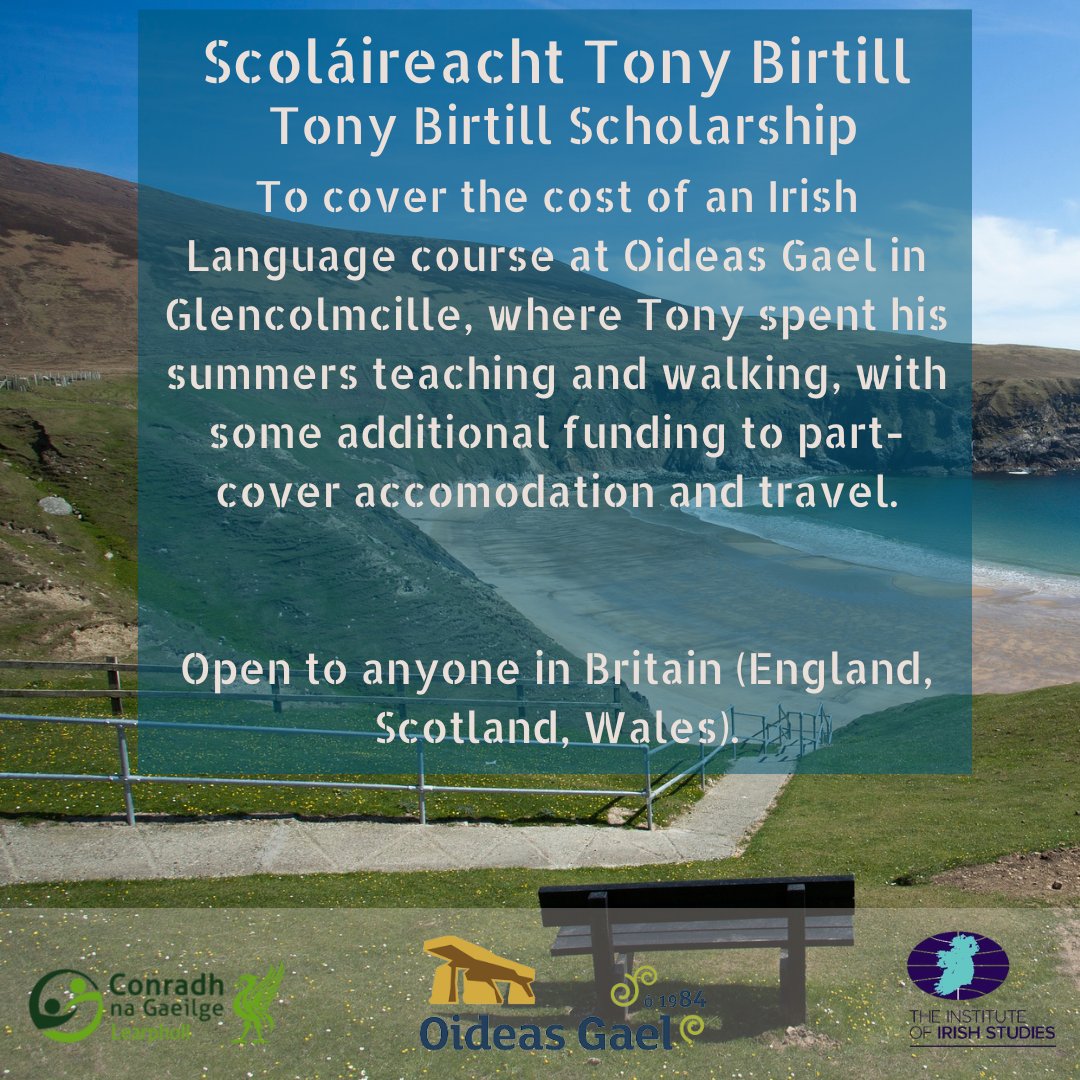 Learning Irish in Britain and interested in going to the Gaeltacht? We offer a scholarship for 2023 @OideasGael courses, where our friend, Liverpool Irish man, duine cnéasta and teacher taught for many years. Info and how to apply: liverpoolirishfestival.com/tony-birtill-a…