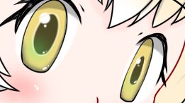 スナネコちゃんの瞳、緑色系でハイライト入ってるのおしゃれで好きなの 