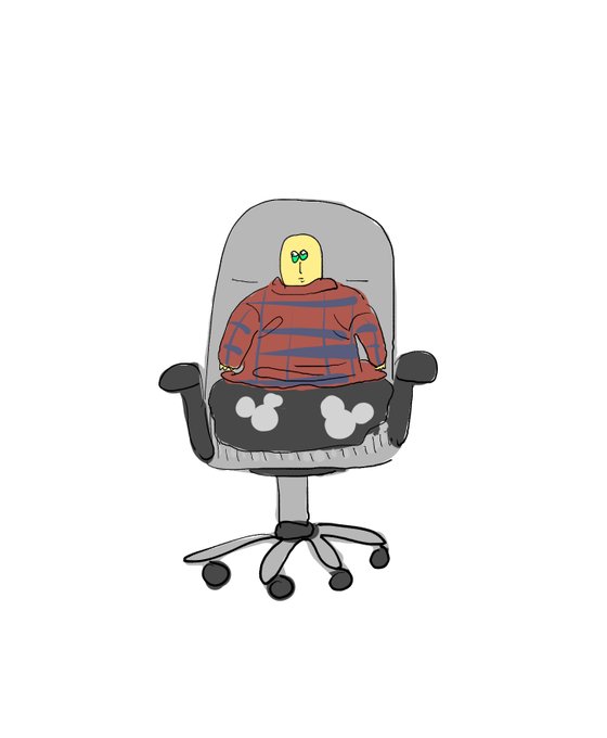 「オフィスチェア 座る」のTwitter画像/イラスト(新着)｜4ページ目
