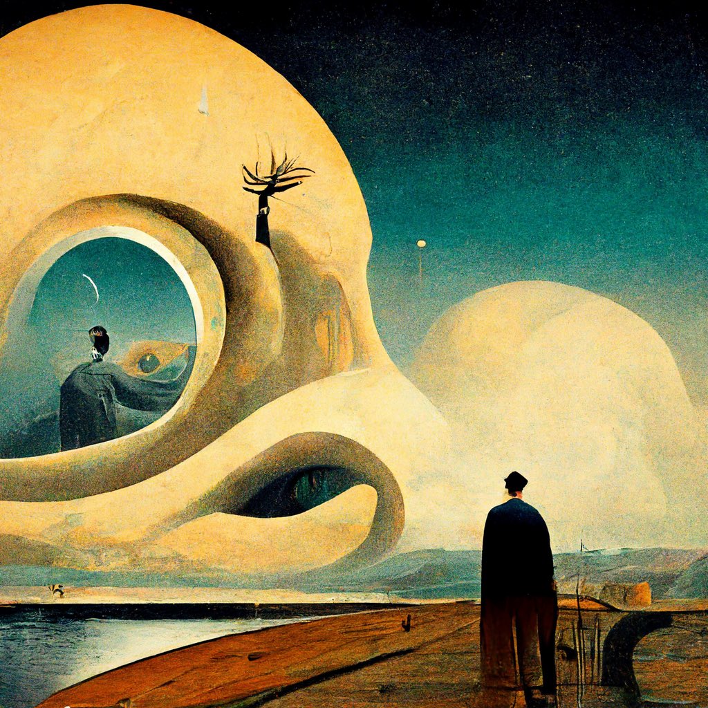 nast_ai's tweet photo. GM 💙

#AIart #aiartcommunity #midjourney #surrealism https://t.co/j30yboBRvg