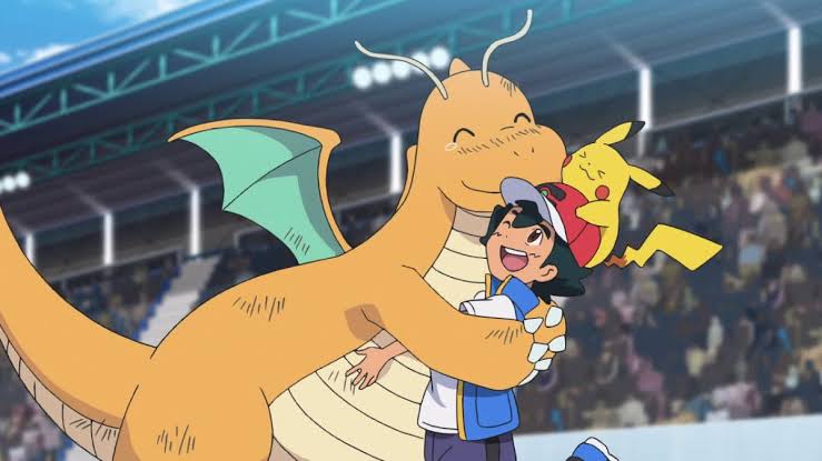Dragonite is an extremely resilient and strong Pokémon,being able to defeat Korrina's Mega Lucario,and withstand a multitude of attacks;In battle,it gains a fierce disposition, indicating a passion for and enjoyment of battling,though later it will return to its usual happyNature
