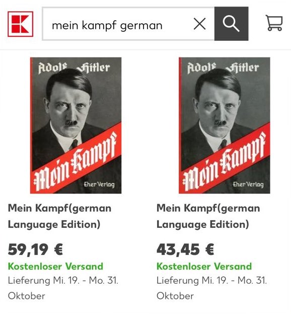 Gegebenenfalls nochmal darüber nachdenken, ob ihr bei Kaufland einkaufen geht.