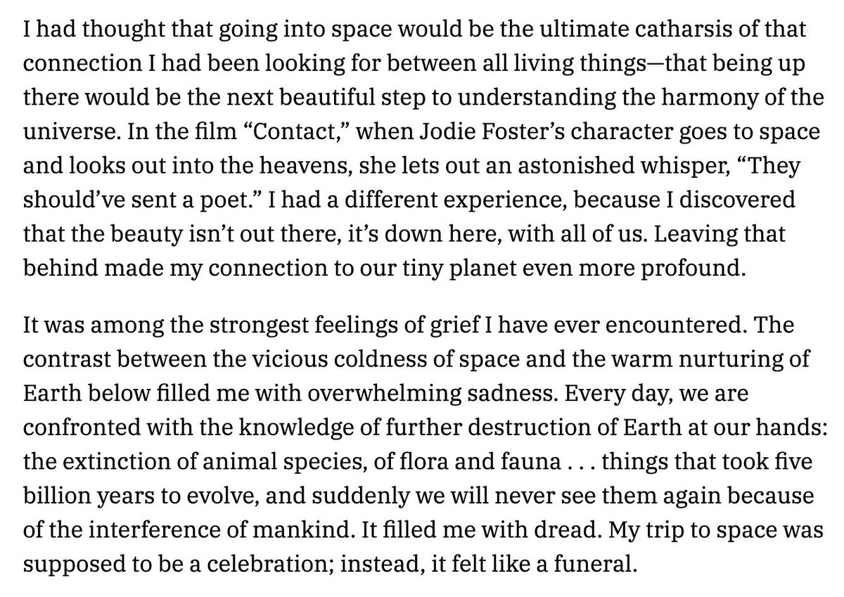 marwilliamson's tweet photo. William Shatner had some profound things to say about going to outer space https://t.co/bOqlx13dwu