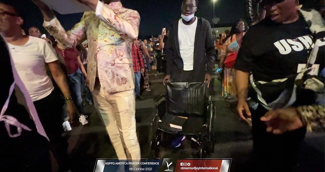 RealJerryEze's tweet photo. FIRST PICTURES from NSPPD AMERICA PRAYER CONFERENCE 🙏😭🙏😭
Jesus, I have returned to say THANK YOU LORD!!
People were standing from their wheel chairs like a joke. Divers miracles happening all over. You see this one, Jesus did it !!!

WHAT GOD CANNOT DO DOES NOT EXIST https://t.co/Ne3PB1di1b