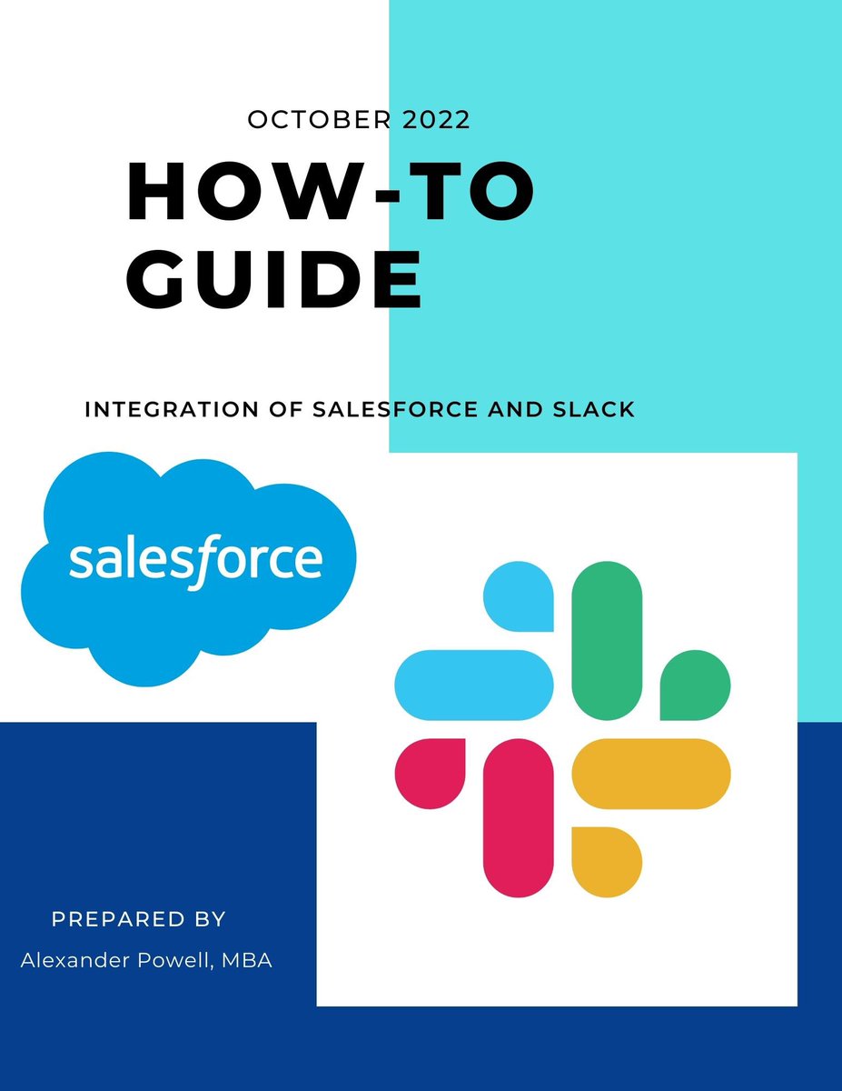 SimplyAlex63's tweet photo. I’m extremely pleased with the final result. The goal of this project were to make sure that even a newbie in the tech world should be able to pick up a how-to guide and be able to successfully intergrate their salesforce and slack platforms. Safe to say, I DID IT!! #MTBF https://t.co/lGNZugfCu8