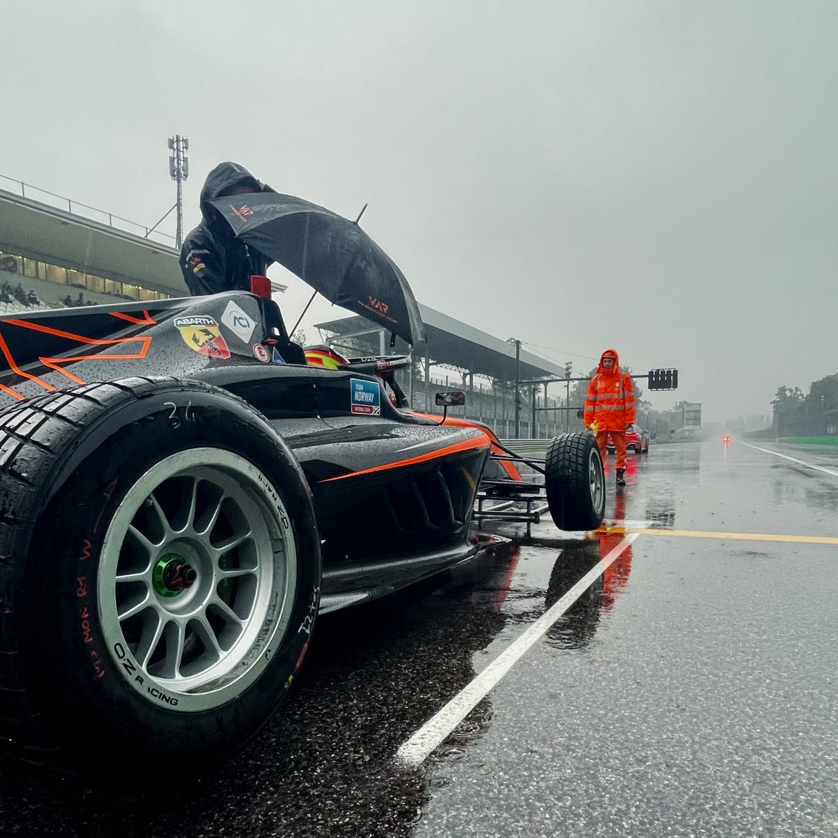 Hey @f1, we feel you 😥 Due to heavy rain, Race 2 of the Italian F4 Championship was cancelled 🛑🌧️ #AutodromoNazionaleMonza #ACIRacingWeekend