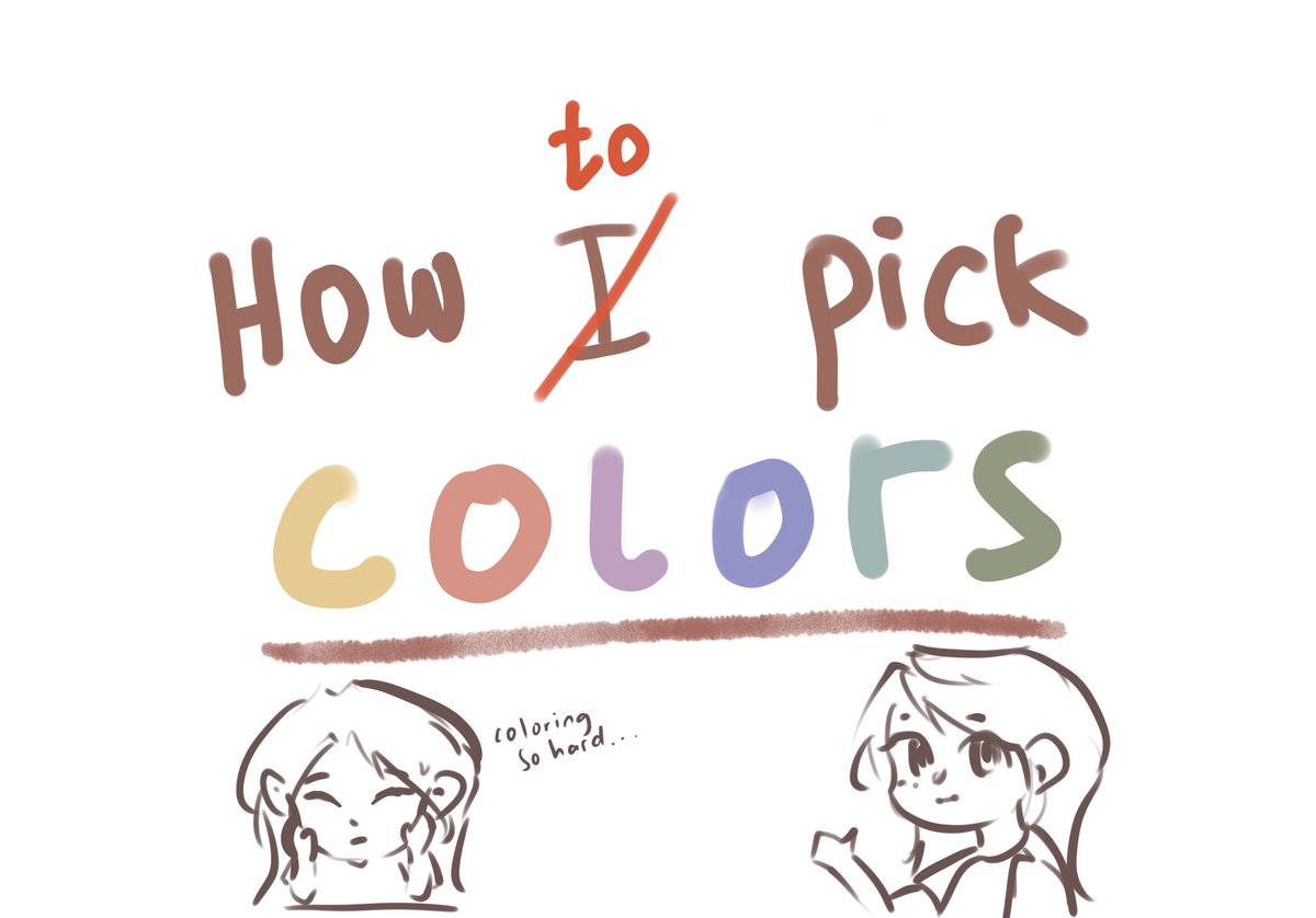 cc_leau's tweet photo. -  How I pick colors  -

[a thread] https://t.co/1dmCgQ8ZiF