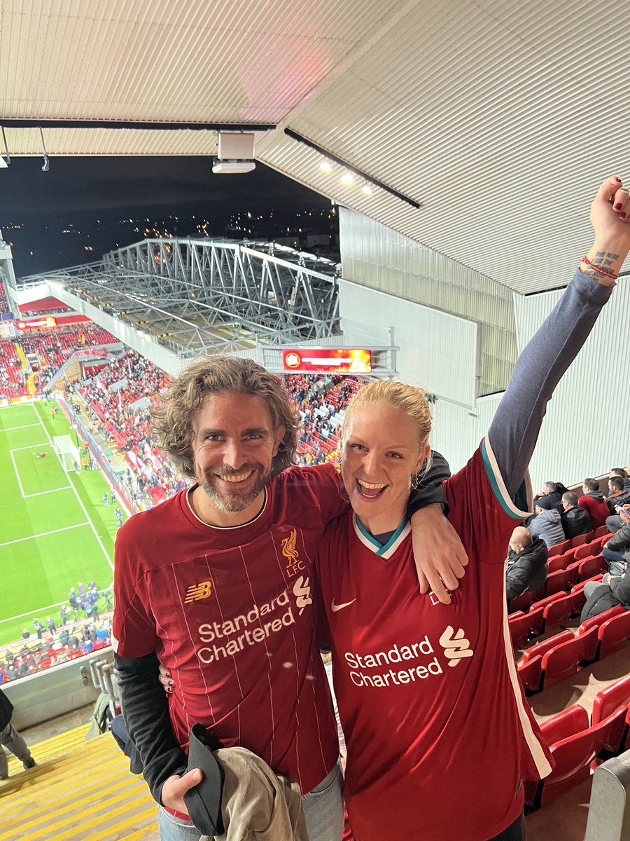 I saw Liverpool win over Rangers, met with SSoS, went to a standup comedy club, visited the Anfield Wrap, played some weird mini golf, went to a karaoke bar and met a lot of lovely scousers. Now I’m back in Sweden and my boyfriend Carl in Portugal - today feels gray