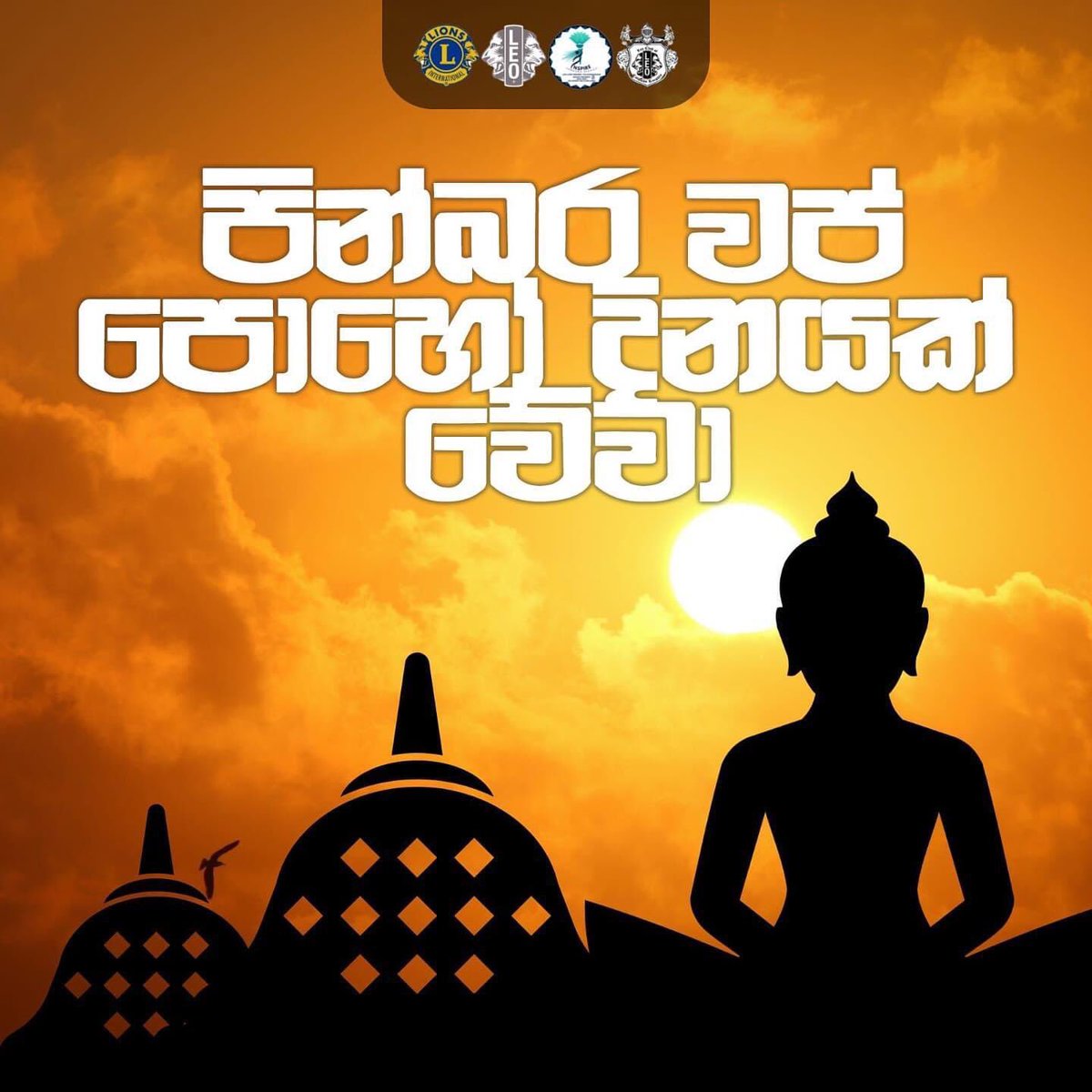 LCCK_II's tweet photo. ලක්වාසී ලෝකවාසී සැමට පින්බර වප් පුර පසලොස්වක පොහෝ දිනයක් වේවා!

අරුත්බර දිනකට ආසිරි පුදන්නේ,
කොළඹ නයිට්ස් ලියෝ සමාජය.

#LeosofSriLanka 
#LeoSriLanka  
#306C2leos 
#ProudLeo
#TheFutureIsLeo
#TeamKnights 
#InspireInnovateImpact https://t.co/1mhbAfIeMA