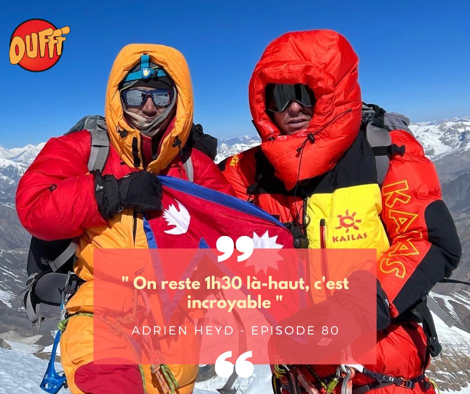 Rendez-vous demain pour un nouvel épisode 🔴

Adrien Heyd a réalisé le doublé Everest - Lhotse, 4e plus haut sommet du monde.
Mais ce n'était pas du tout le programme prévu.
Découvrez son portrait demain 🔥