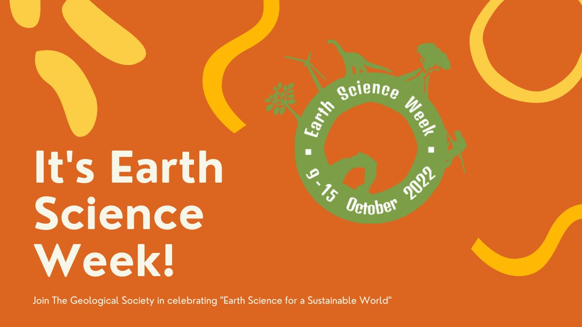 It's Earth Science Week! 🌏🔭🌋🌱🐚🤝 Earth Science Week is the largest international public outreach and engagement campaign dedicated exclusively to promoting awareness of the importance of the geosciences and stewardship of the planet. Learn more at geolsoc.org.uk/Policy-and-Med…