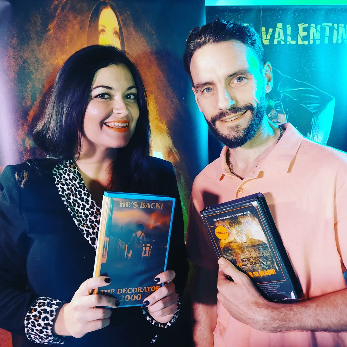 HorrorSingh's tweet image. Another day shooting #Videoshoptalesofterror2 in the can! Thanks to all involved. #videoshoptalesofterror #videodungeon #vhs #vhsforever @MissDaniTeeze @AlexChurchyard @pattylecake @bellydancerlou