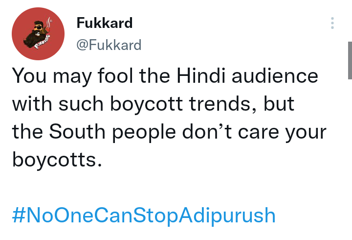 prabin0402's tweet photo. #NoOneCanStopAdipurush ? because you worship your actor?

agar esa hi hai to ab #Prabhas bhi boycott hoga !

#boycottprabhas !!🚩
#BanAdipursh 🇮🇳 https://t.co/ooMIp5ggkS