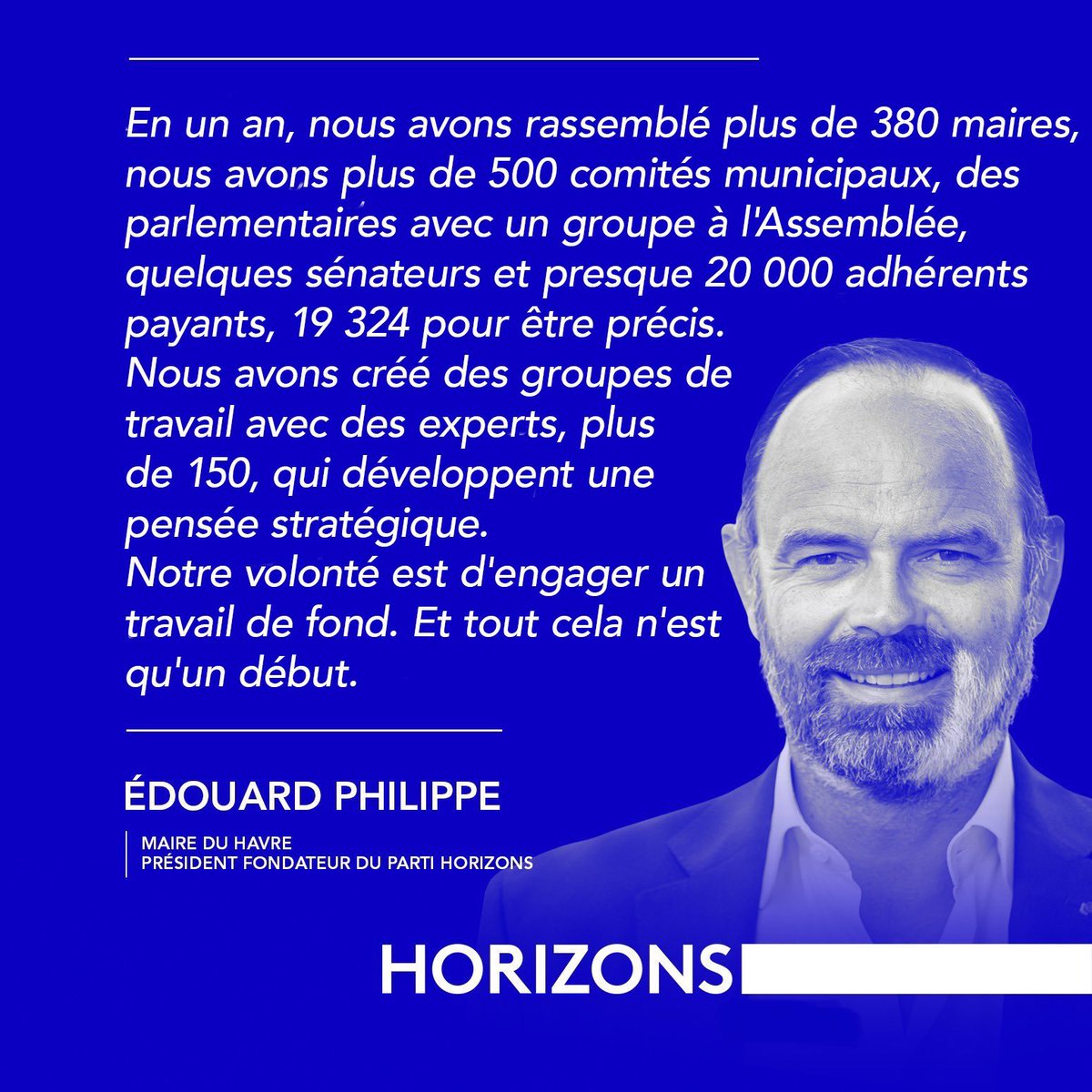 Joyeux anniversaire ! <a href="/HorizonsLeParti/">Horizons</a>