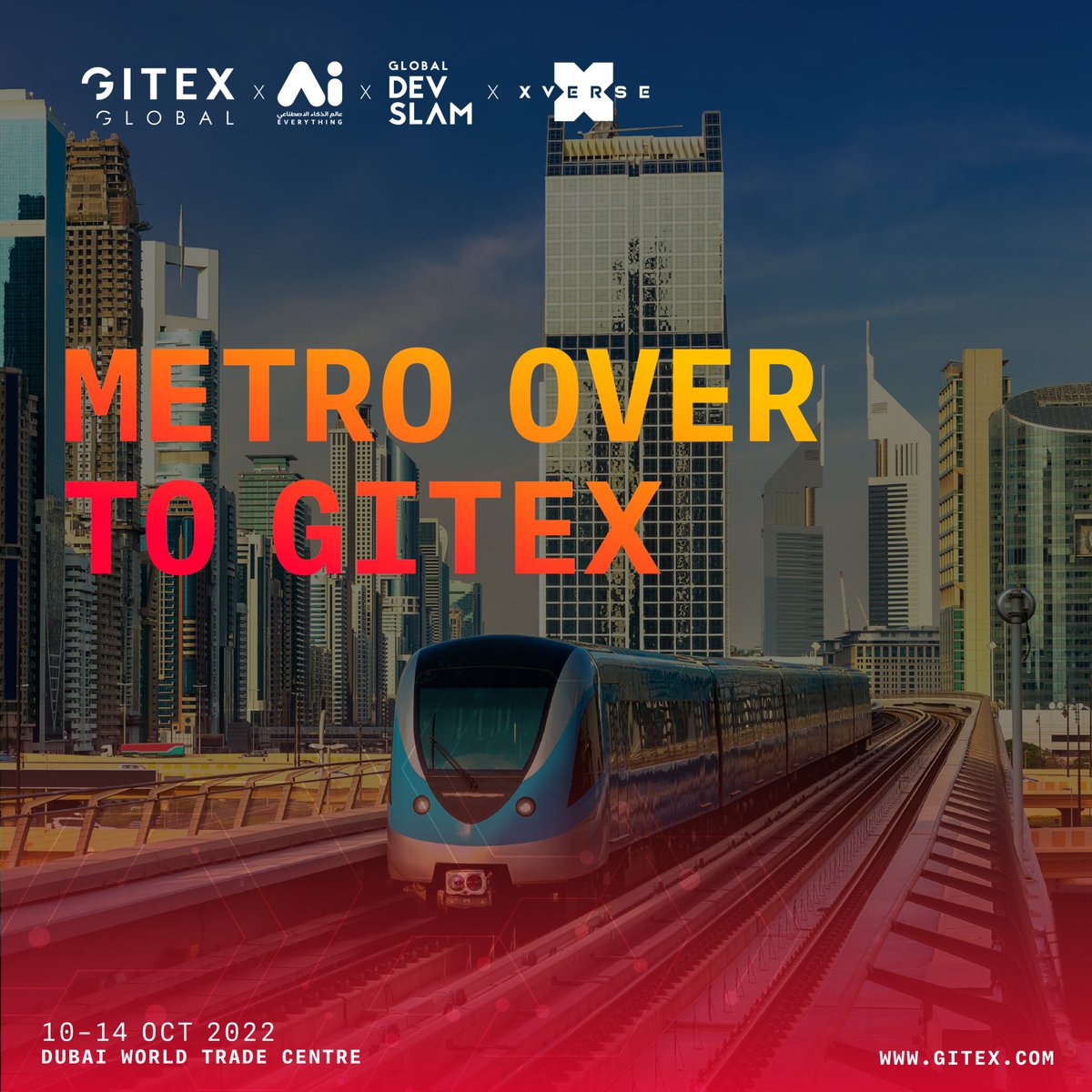GITEX GLOBAL on Twitter "The Dubai Metro, via the Dubai World Trade