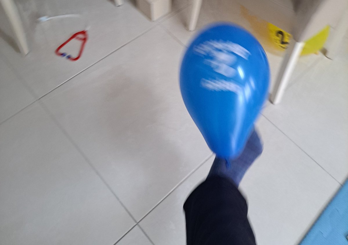 It's a scientific fact that a man cannot see a balloon and not do a keepy uppy