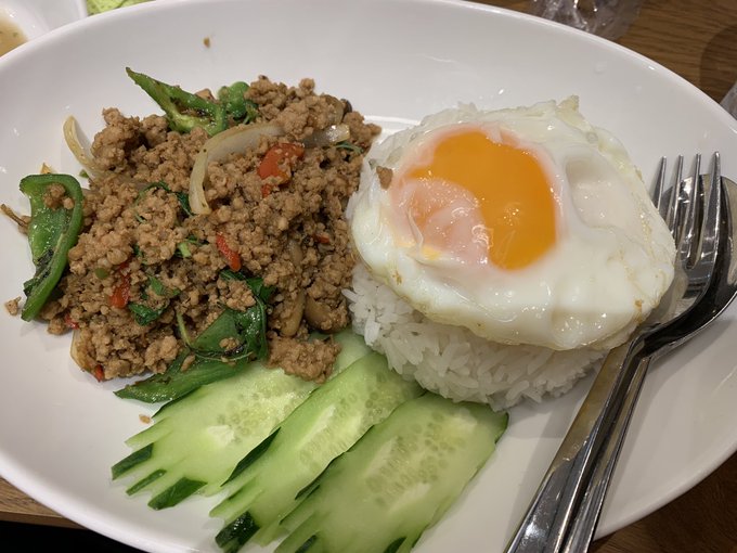 お疲れ様でした!
ガパオライス美味かったです! 