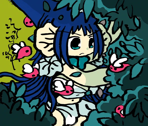 #毎日造物大女王さま 藪と虫 