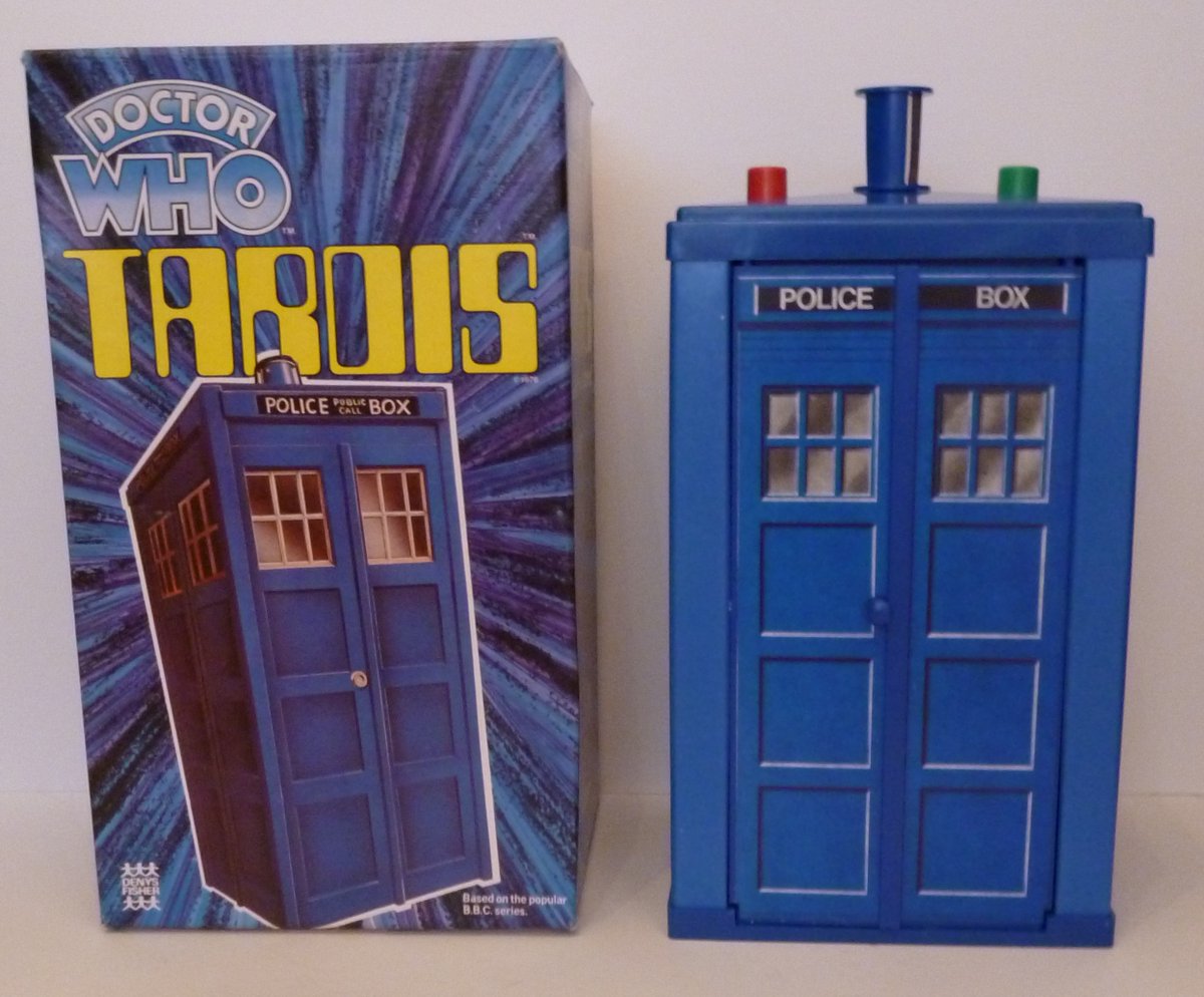 Doctor Who Denys Fisher Tardis from the 1970s with original box! 📦 #DoctorWho #DrWho #Tardis #DenysFisher