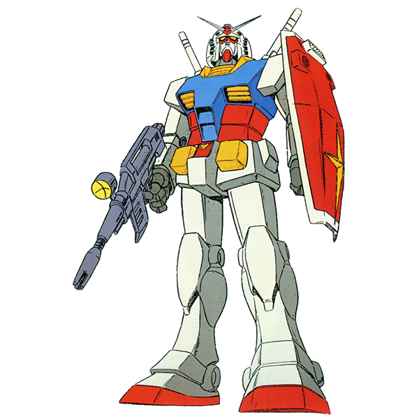 順番に、「ガンダム」「ガンダムじゃないけどガンダムと呼ばれている」「ガンダムじゃない」「ガンダムだけどガンダムじゃないと言い張っている」 