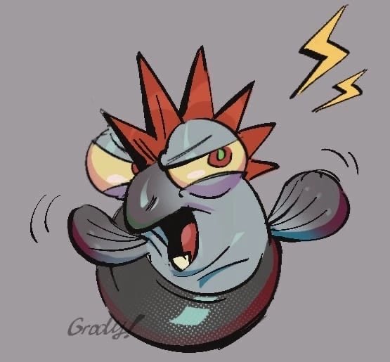 gr0dy01's tweet image. Funny lil man creature doodle #Splatoon3