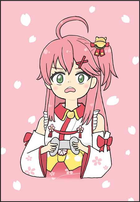 どざちゃん引いたのヨレヨレ線画のみこちを塗ってくれたぷにちゃん(@punipuni_fire)ありがとうな～～～～!! 