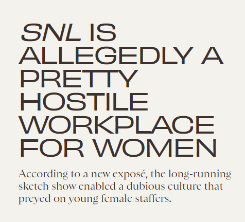 DaniNMills's tweet photo. @rileyanntoine @nbcsnl I wonder why that is https://t.co/NMYspW1Vav