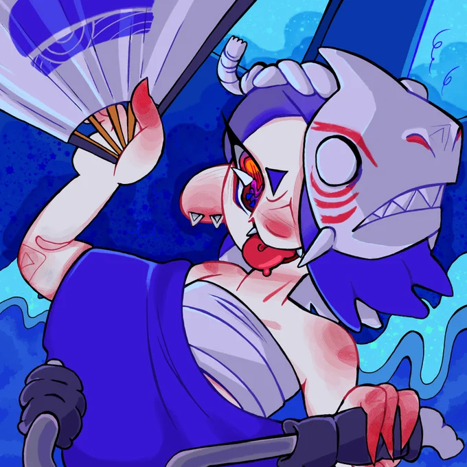 P3DAL 2 THE M3DAL M3GALODON  #splatoon #splatoon3 #shiver 