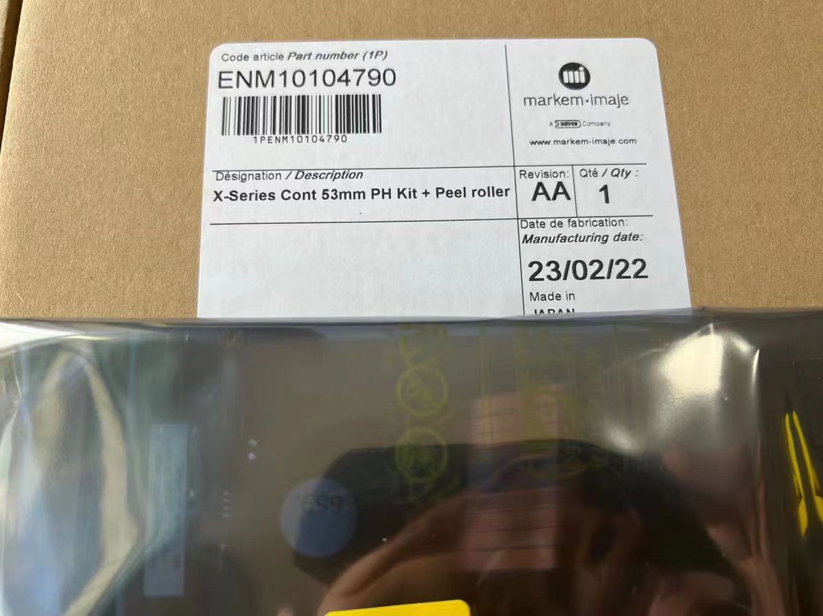 MillyLu6's tweet image. 53mm Printhead for Markem X40/X45/X60/X65 TTO Printers.
Serial number: ENM 10104790
My WhatsApp/WeChat: +86 15333736628
Email:  codingfoil@unioncoding.com