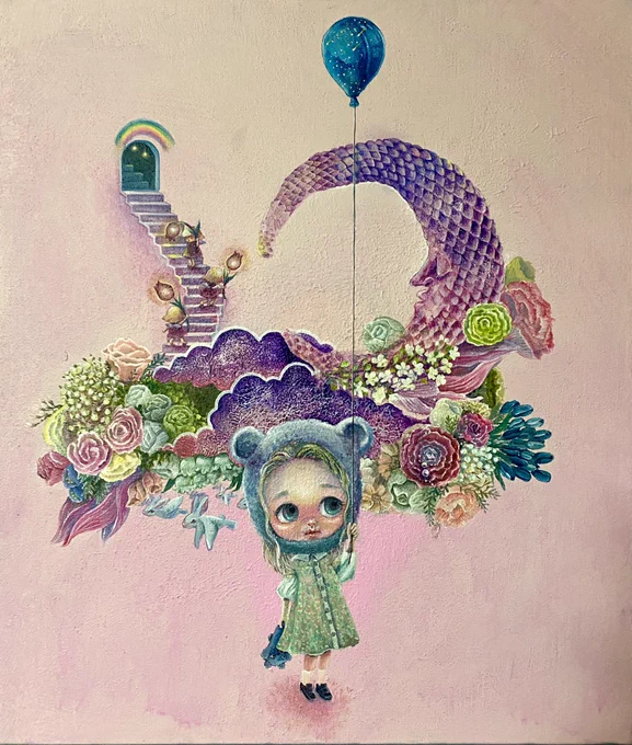 #自創作女子イラストフェス0111月に金沢市で個展致します。是非おこしください 