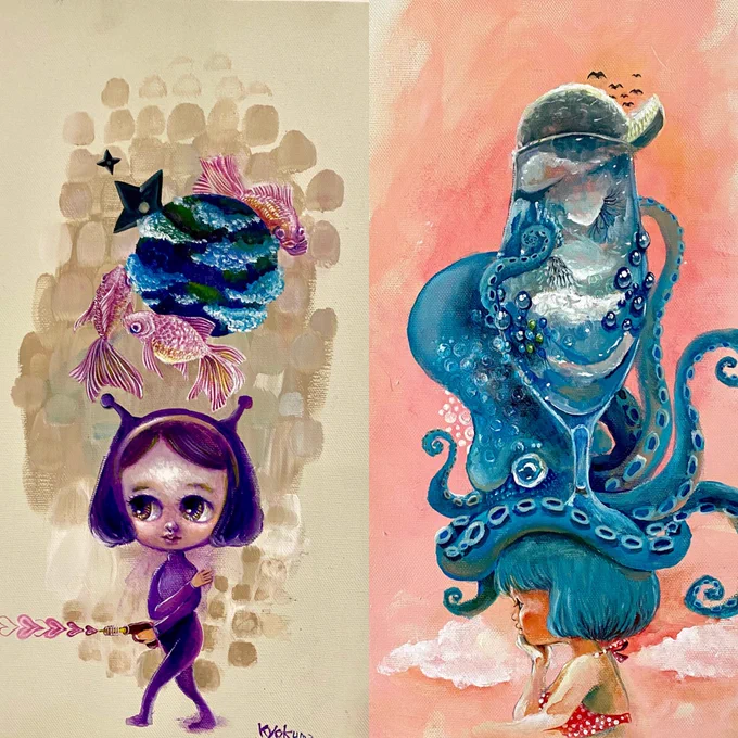 #自創作女子イラストフェス0111月に金沢市で個展致します。是非おこしください 