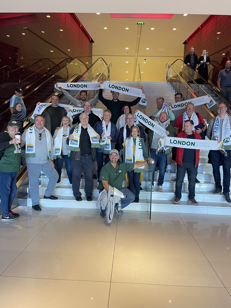DiscoverGrnBay's tweet photo. Off to @SpursStadium with a great group of travel journalists and tour operators. We’ve got some new #packers fans. #gopackgo https://t.co/u6iBFDE5Jh