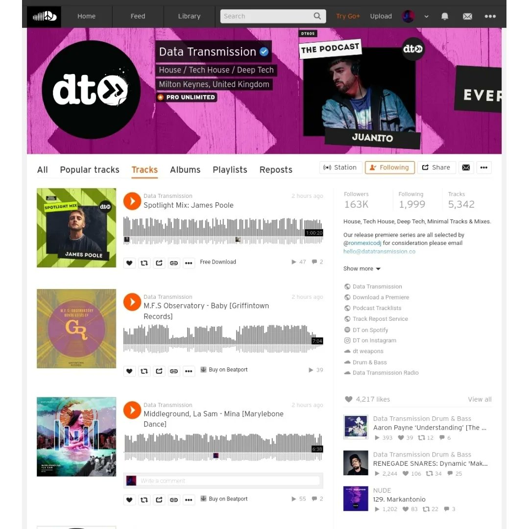 Me and <a href="/MiddleGroundU/">MiddleGround</a> track "Mina"  got a <a href="/datatrans/">datatransmission</a> premiere and write up massive thanks to them for doing it! Check it out here:datatransmission.co/debut-transmis…

#Techhouse #Techno #House #deephouse