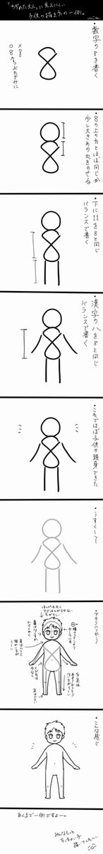 子供の描き方の一例。

みんなもっとちっちゃい子描いて。 