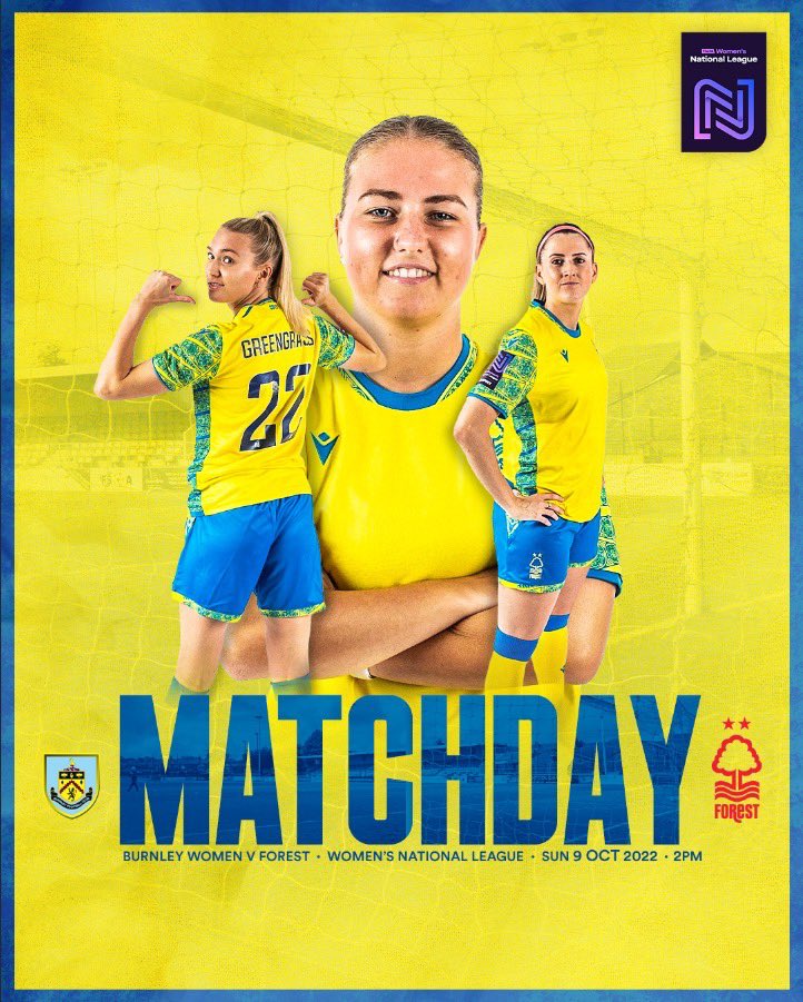 🔴 𝗠𝗔𝗧𝗖𝗛𝗗𝗔𝗬 🔴 

🆚 Burnley FC Women 
🏟️ The County Ground, PR25 2LF
⚽️ 2PM
🏆 <a href="/FAWNL/">FA Women's National League</a> Northern Premier Division
  
❤️ 𝗖𝗢𝗠𝗘 𝗢𝗡 𝗬𝗢𝗨 𝗥𝗘𝗗𝗦

🌳🔴 #NFFC