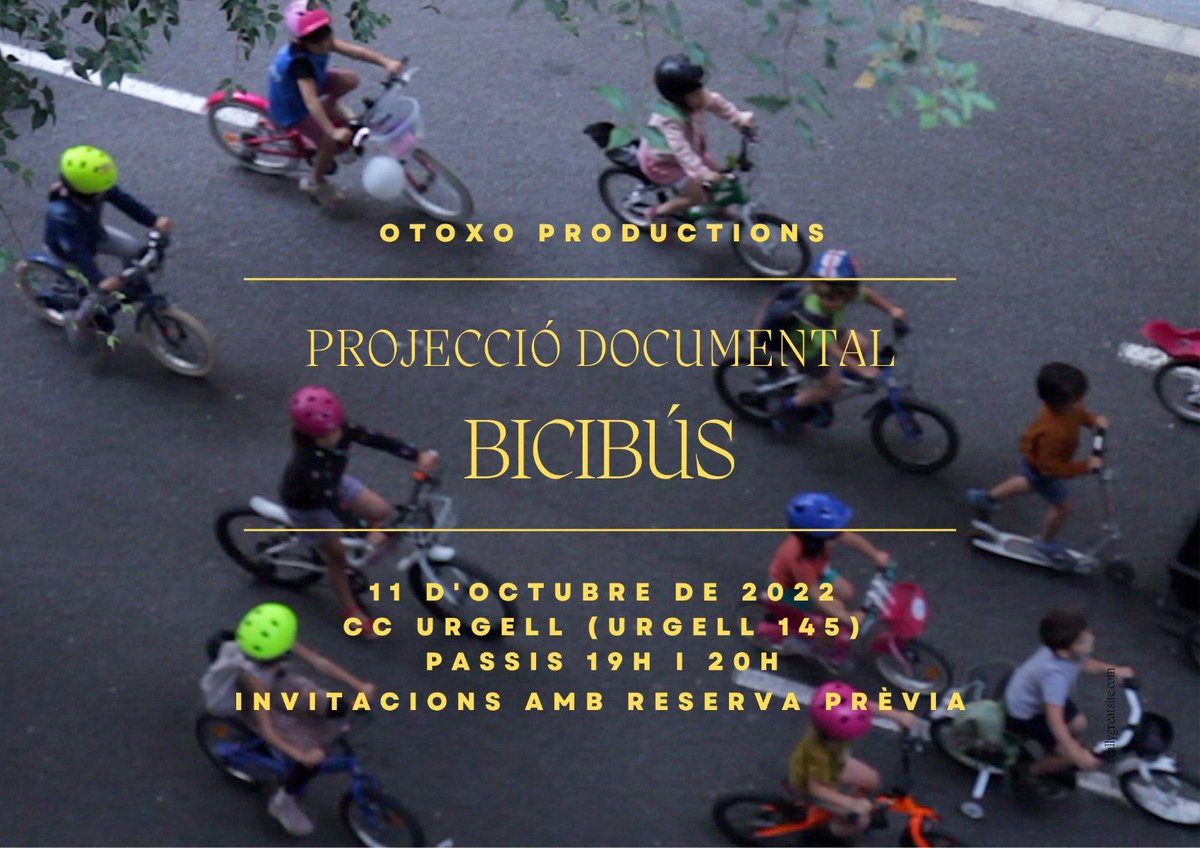 Bicibús Eixample tweet media