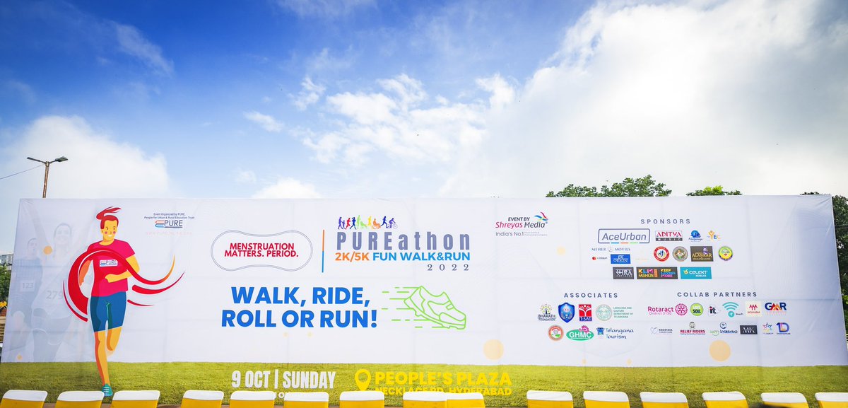 Z9Habib's tweet photo. The #PUREathon2022 event held at #PeoplesPlaza #NecklaceRoad.
Girls Lives, Health, Dignity, Education. They all matter.
@RaviSpy1836 @sselvan #MohammedHabib #Hyderabad https://t.co/LLudWUSj5Z