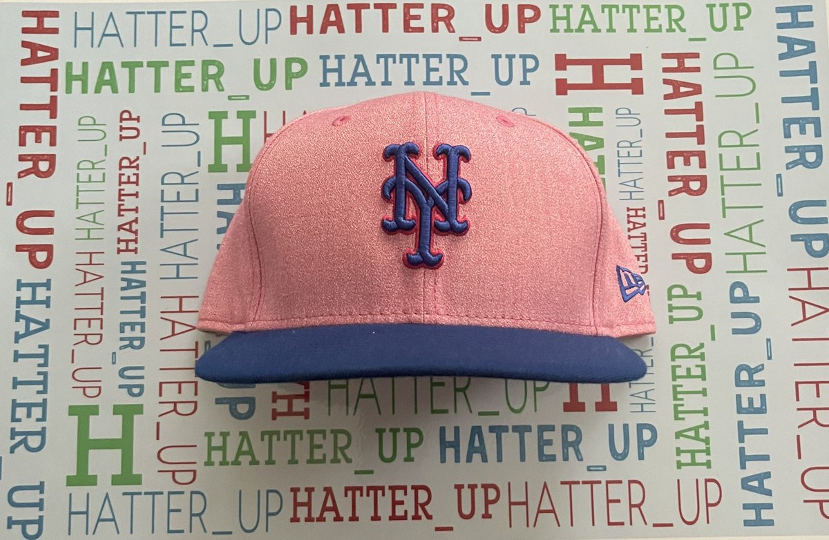 Hatter_up's tweet photo. It’s Game 3 of the NL Wild Card Series my Hat of the Day is Again @Mets #LGM #METStober #LFGM #Pink #BreastCancerAwareness #MLB #Playoffs #GameThree #eliminationgame #BeatSD #WildCardSeries #HatCollector #HatTwitter #HatoftheDay #FittedHatSociety #UnitedByCaps https://t.co/O7hdewnr2Y