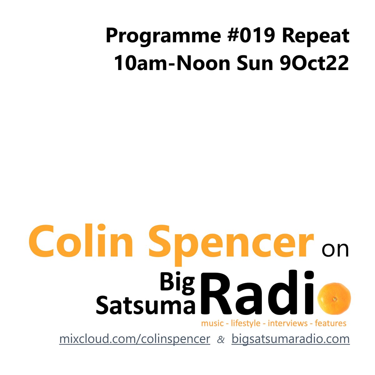 ColinsCuts's tweet photo. Opportunity to hear it during the imminent repeat of the programme...

https://t.co/U0FX5zYzOI
or
https://t.co/mpSppMJlWx
for
@Sonar4Music's #WarrenBullock talking #StaticIcon
during the
#ThreeOriginalsByEach segment #interview of #ColinSpencer On @bigsatsumaradio
from 10am today https://t.co/6APIAktWW3