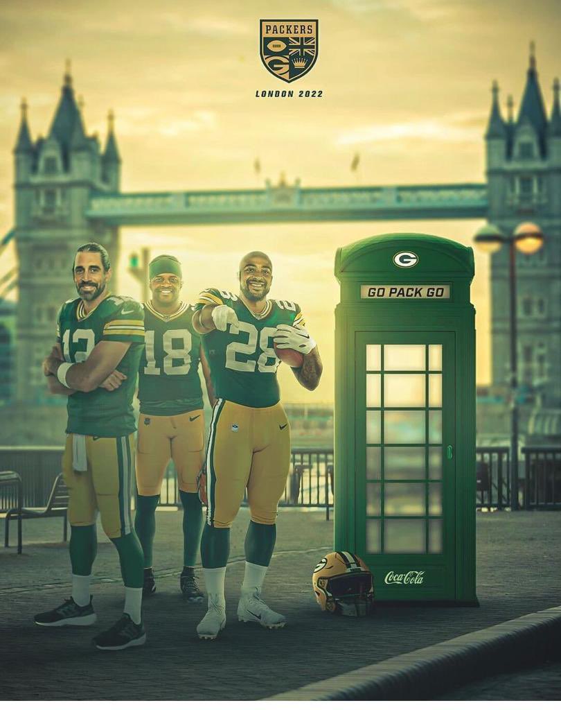aprenzy's tweet photo. London Games!! Wir sind 🔥 @SeroBlink #GreenBayPackers #rannfl #GreenbayGermany https://t.co/1IEQ9PywHg