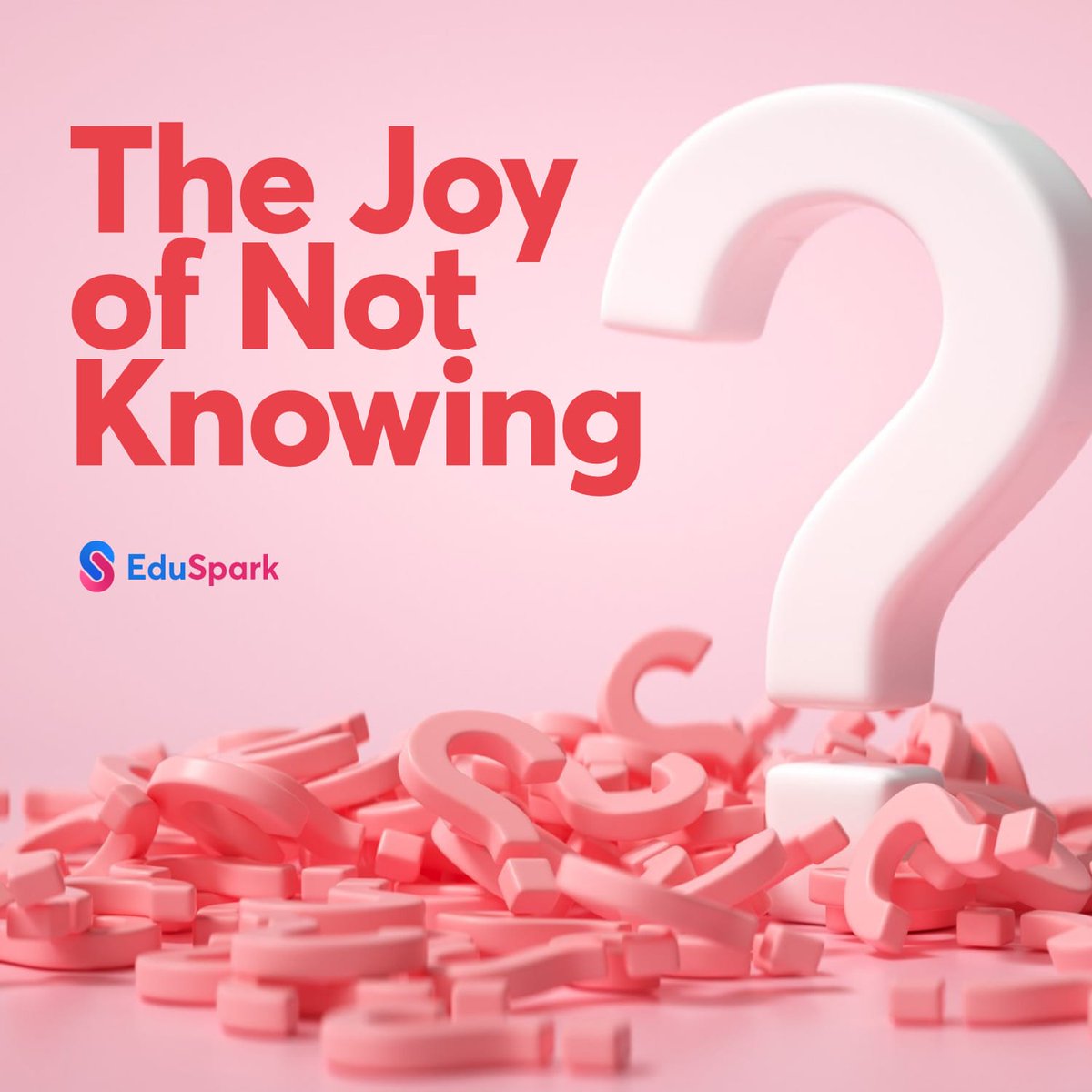 Embrace leaning potential with the Joy of Not Knowing.  Author of Shortlist Best Edu Book '21, Marcelo Staricoff, explores practical strategies for inspirational learning classroom culture eduspark.world/courses/the-jo…
<a href="/MStaricoff/">Marcelo Staricoff FCCT, NPQH, PhD</a>