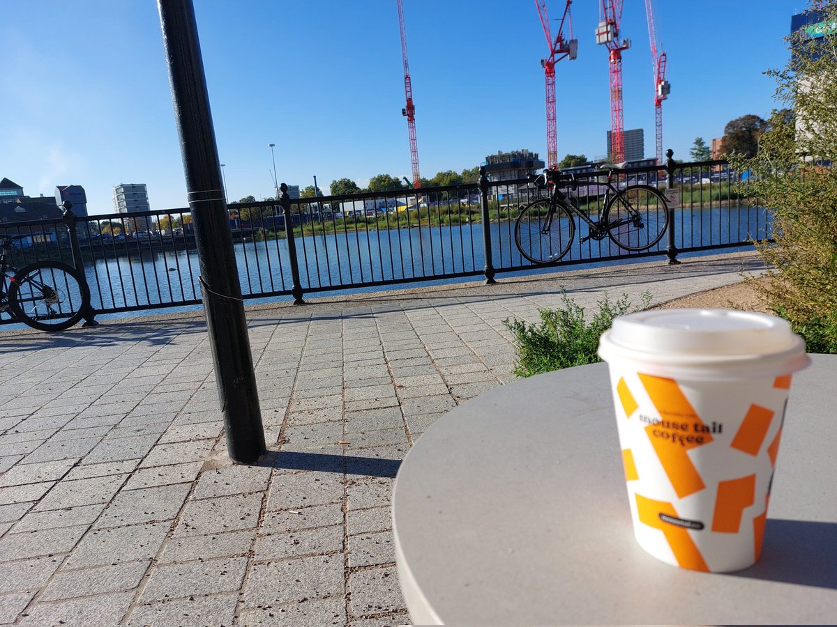 Coffee in the sunshine!