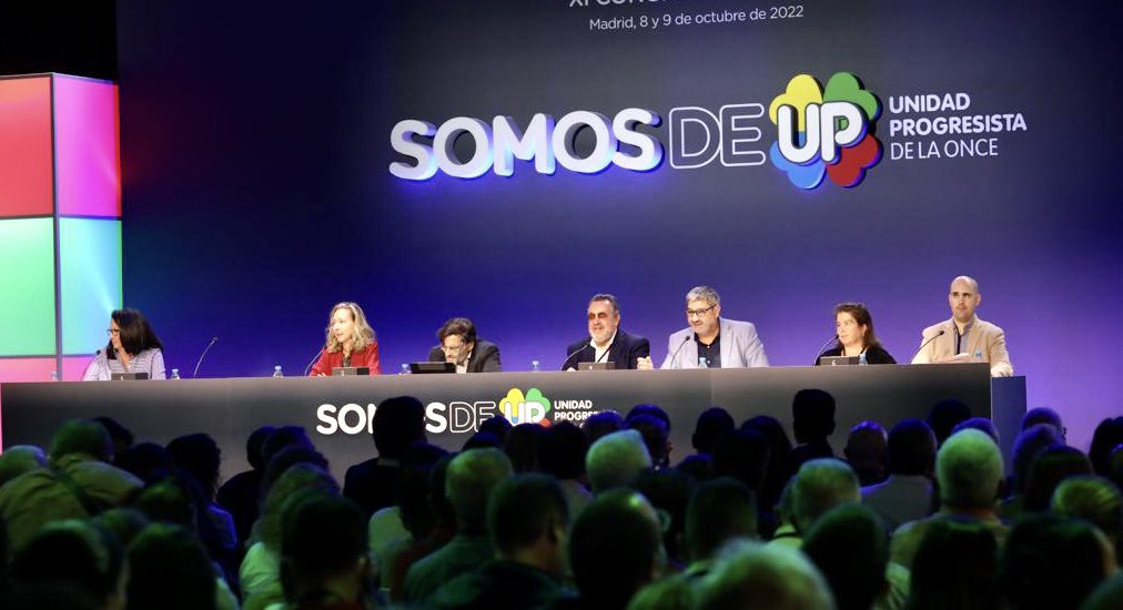 Alegre la mañana!!. Segunda jornada de Congreso de <a href="/UP_ONCE/">Unidad Progresista</a>.Aprobados los documentos de cada una de las ponencias, trabajo de muchos meses y cuyo proceso de elaboración finalizó ayer!!. Hay ponencias, hay documentos, hay proyecto, hay futuro!!!. Enhorabuena👏👏👏👏
#SomosdeUP