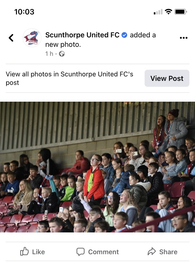 OJA_Brumby's tweet photo. OJAB made it onto the Scunthorpe United official posts this weekend for Saturday’s match. Check it out! #matchdayfun #highlights https://t.co/Aci9KUnpGh